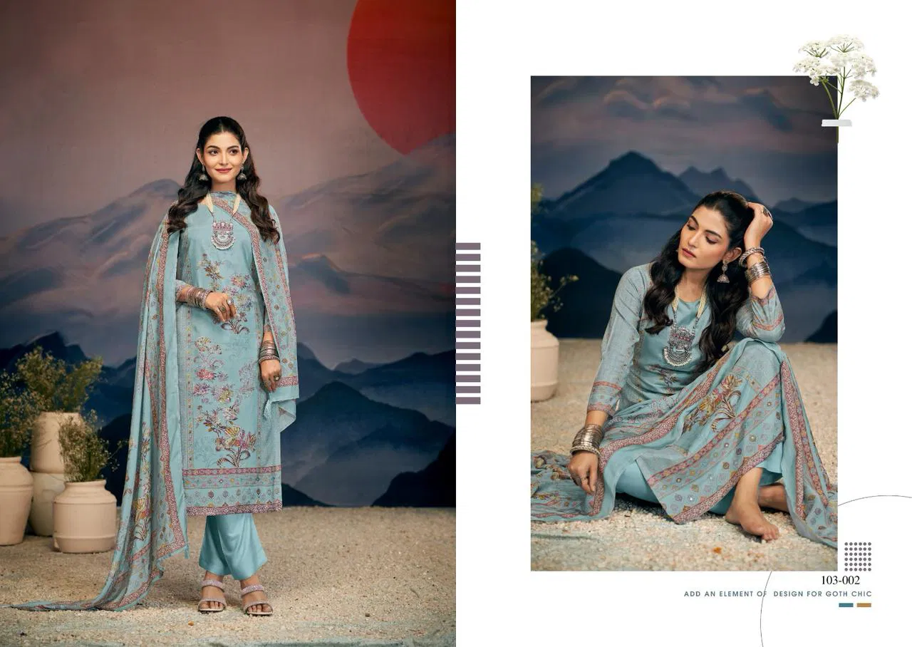 Shymphoni Vol 2 By Nishant Pure Viscose Printed Dress Material Online Wholesale